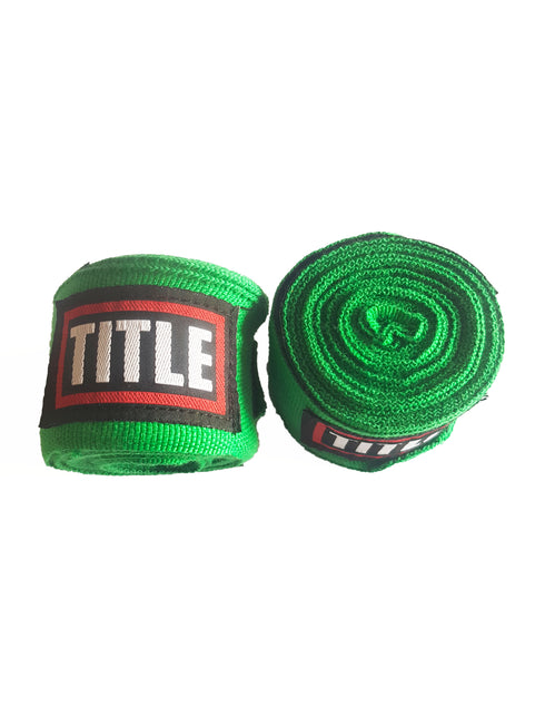 Title Hand Wraps: Green 4.5m